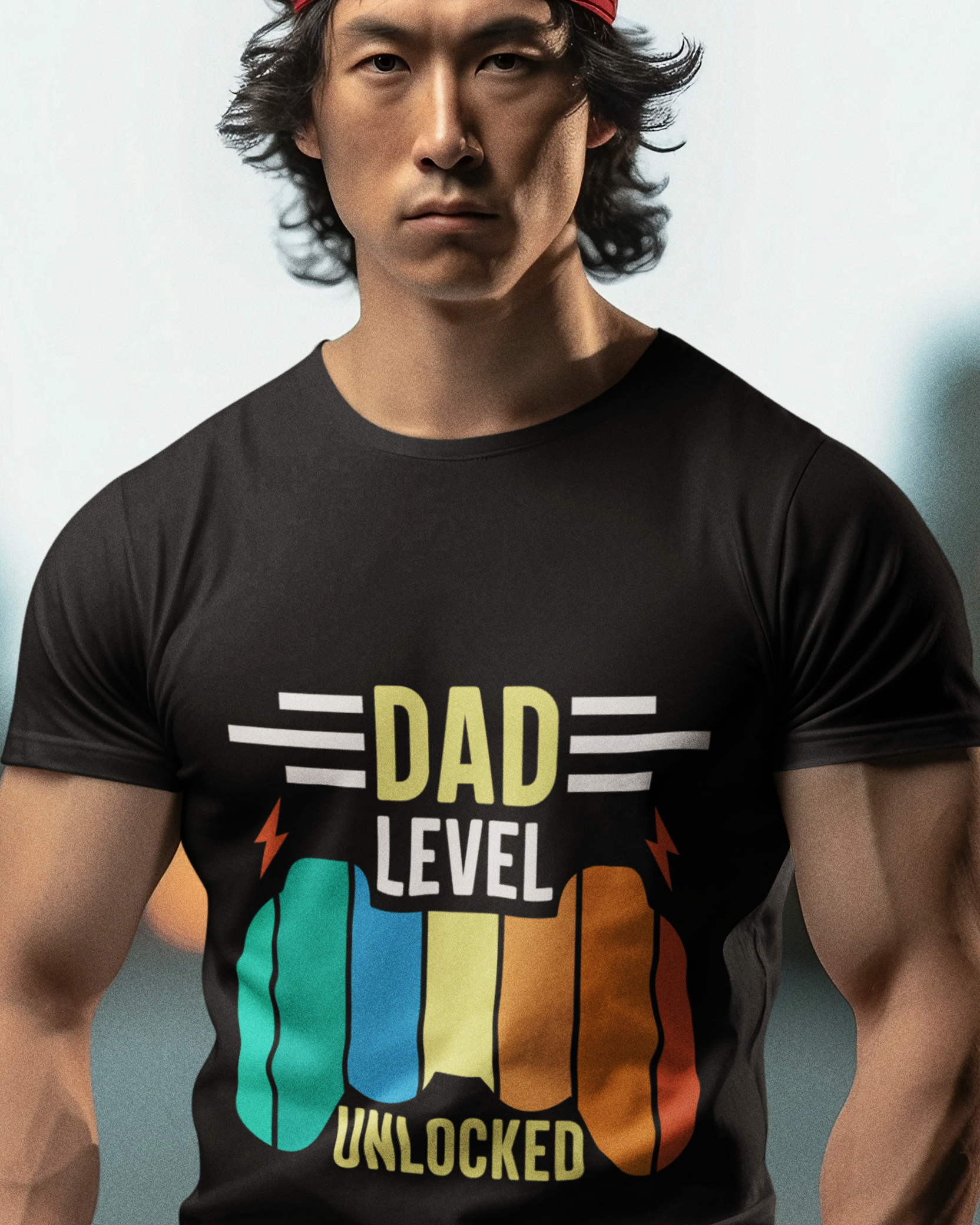 Dad Level Unlocked Unisex t-shirt