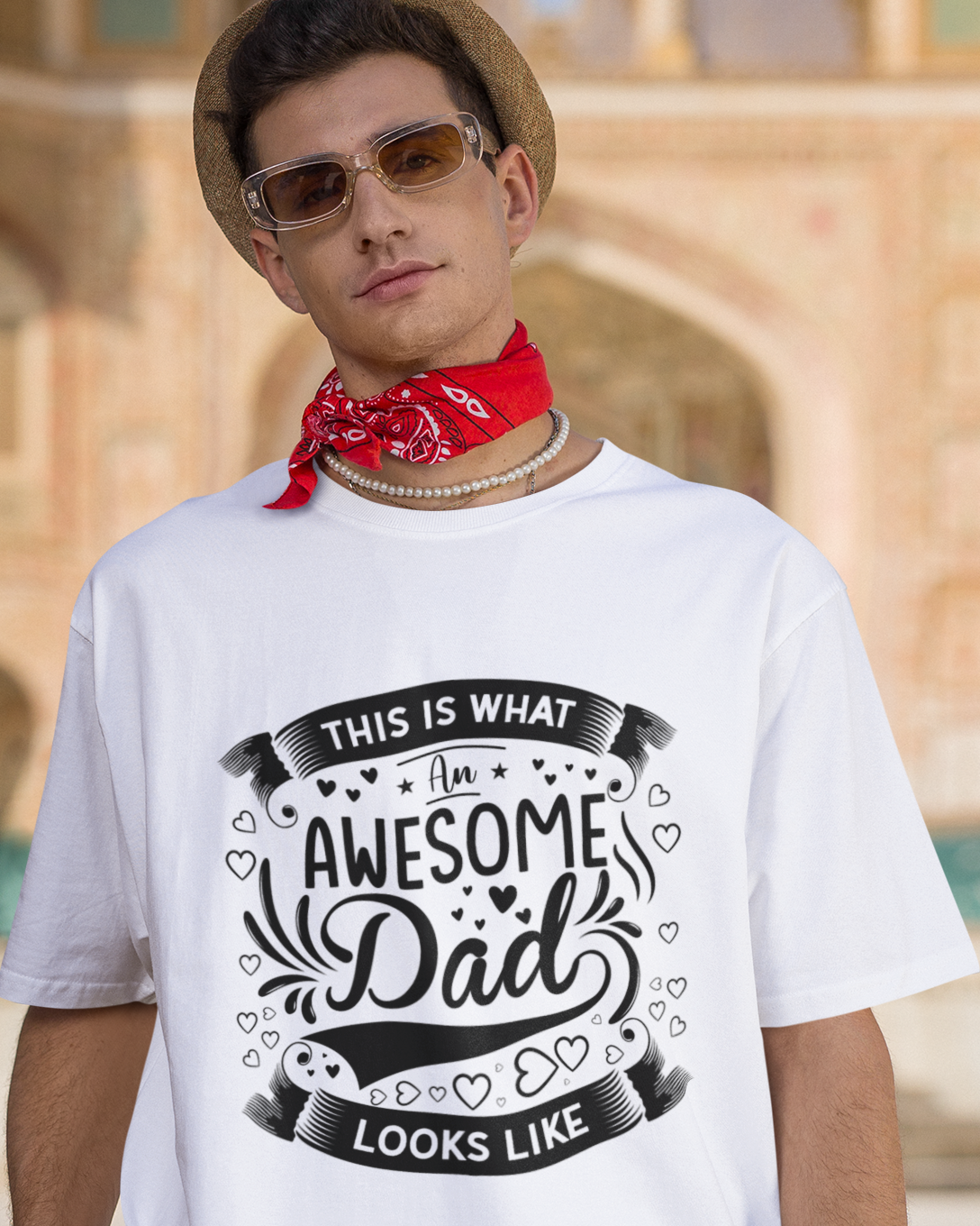 This Is What An Awesome Dad Looks Like Unisex t-shirt