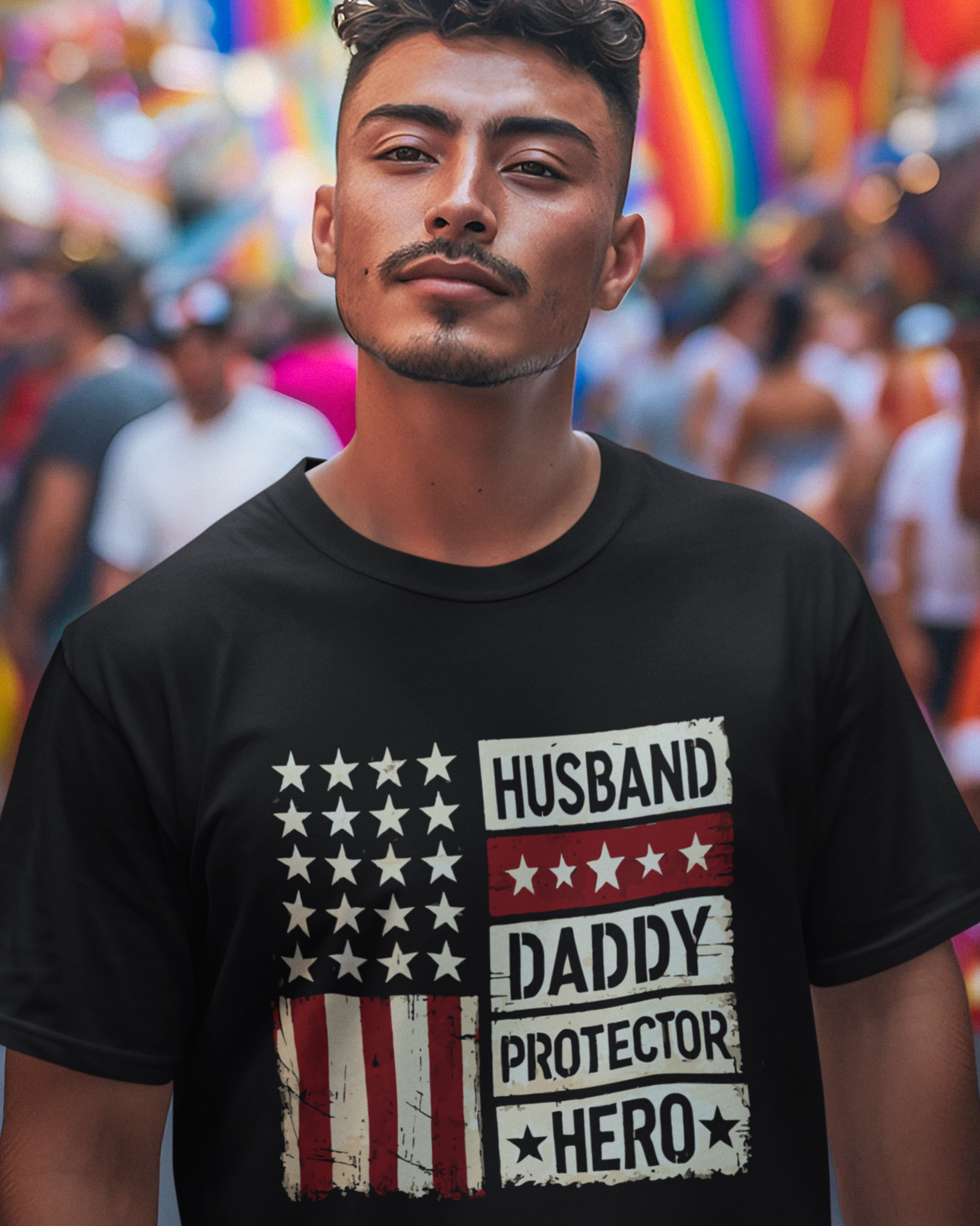 Husband Daddy Protector Hero Unisex t-shirt