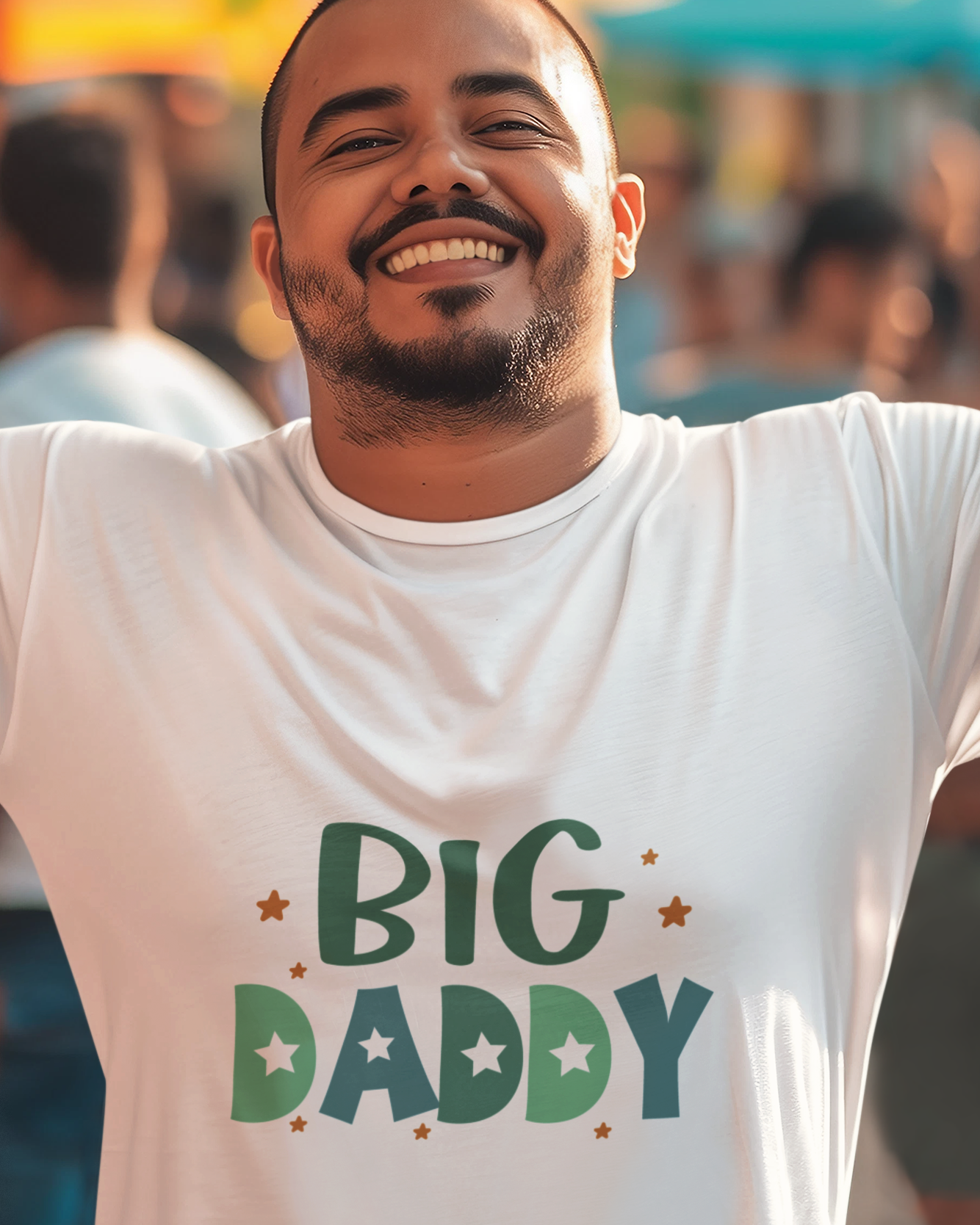 Big Daddy Design With Stars Unisex t-shirt