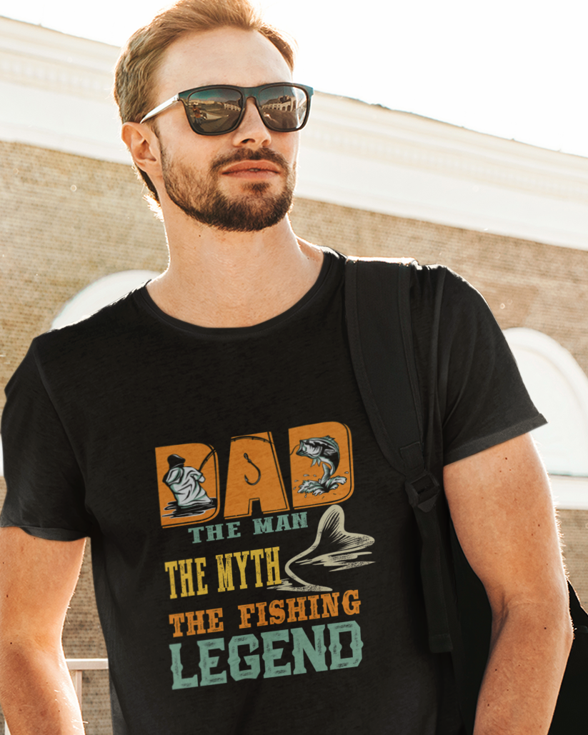 The Man The Myth The Fishing Legend Unisex t-shirt