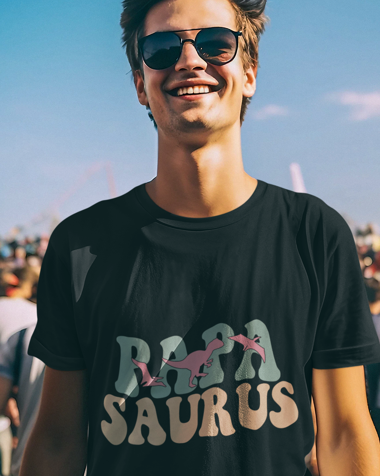 Papa Saurus Unisex t-shirt