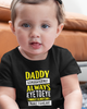 Daddy & Daughter Not Always Eye To Eye But Always Heart To Heart Baby Jersey Short Sleeve Tee