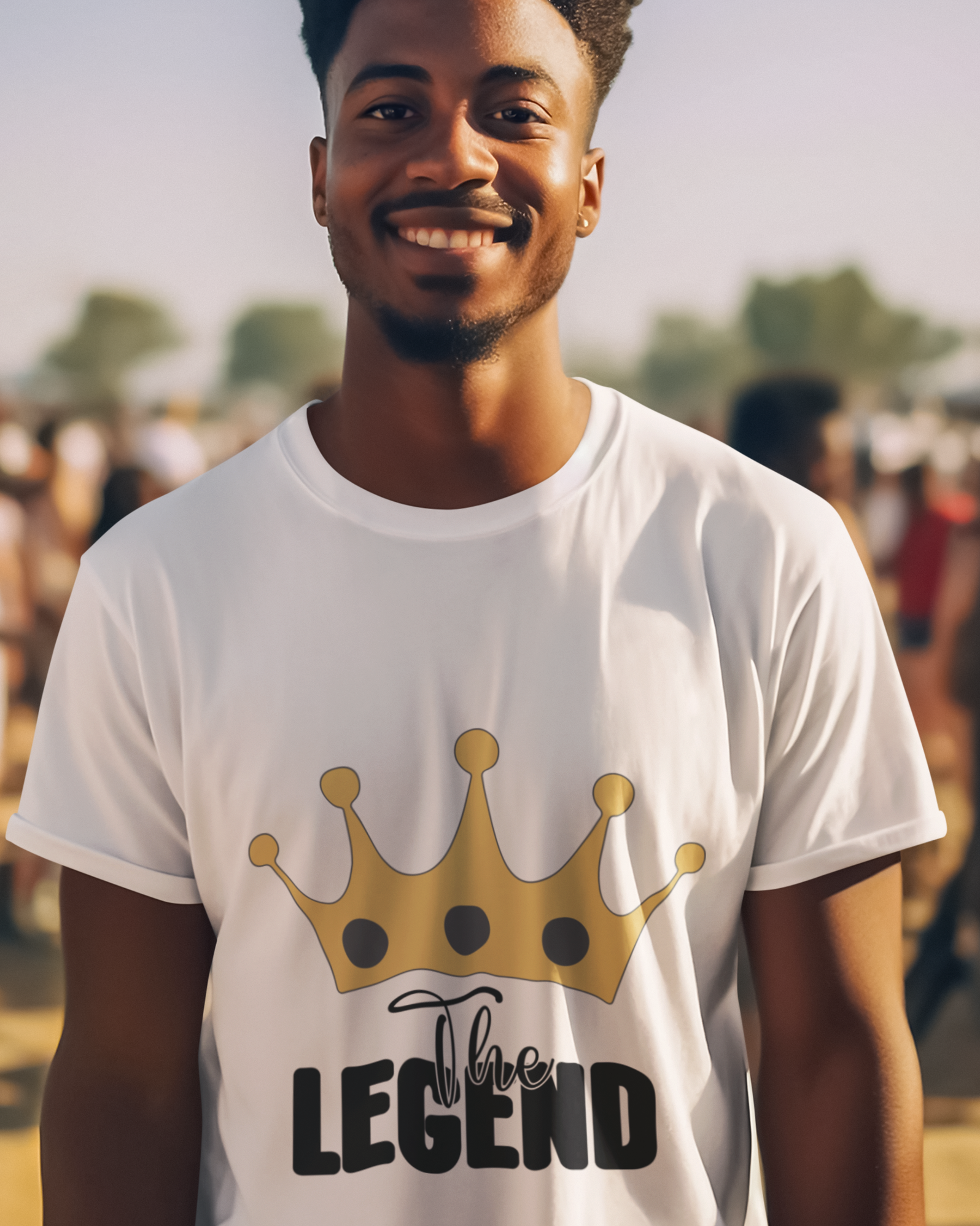 Golden Crown of The Legend Unisex t-shirt