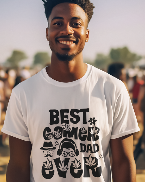 Best Gamer Dad Ever Gamer Unisex t-shirt