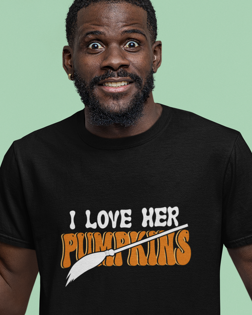 I Love Her Pumpkins Unisex t-shirt Unisex t-shirt