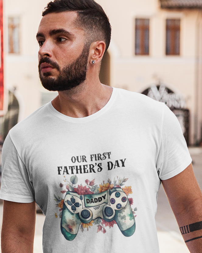 Our First Father's Day Unisex t-shirt