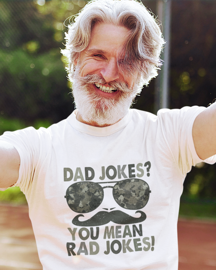 Dad jokes? You mean Rad Jokes Unisex t-shirt