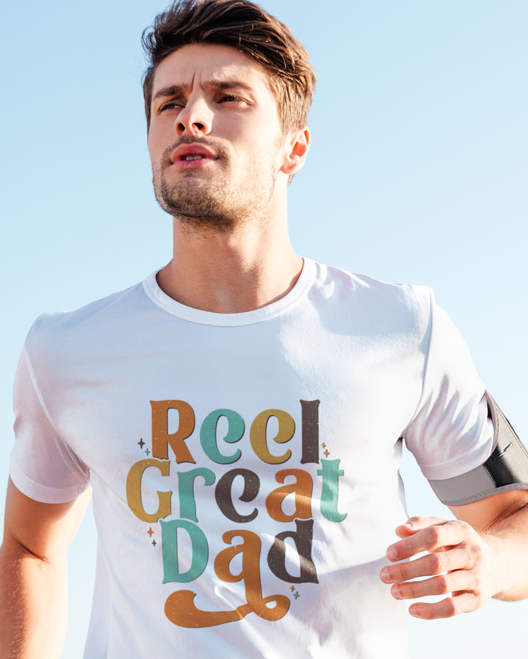 Reel Great Dad Fishing Unisex t-shirt