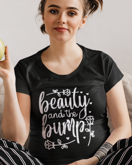 Beauty And The Bump Unisex t-shirt