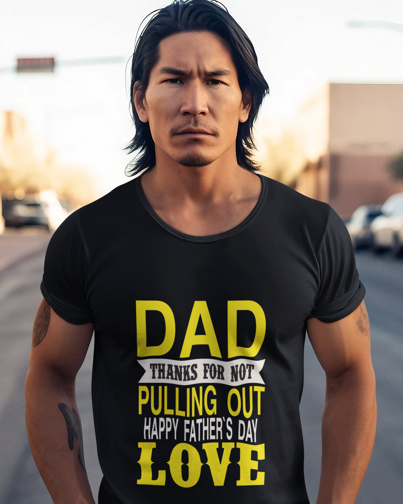 Dad Thanks For Not Pulling Out, Happy Father's Day, Love Unisex t-shirt