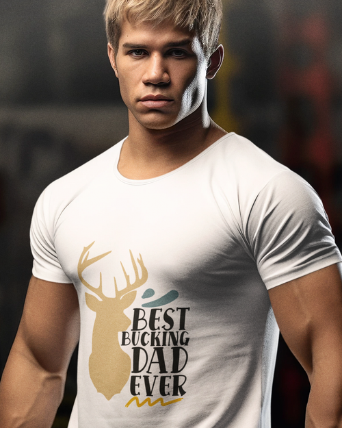 Best Bucking Dad Ever Unisex t-shirt