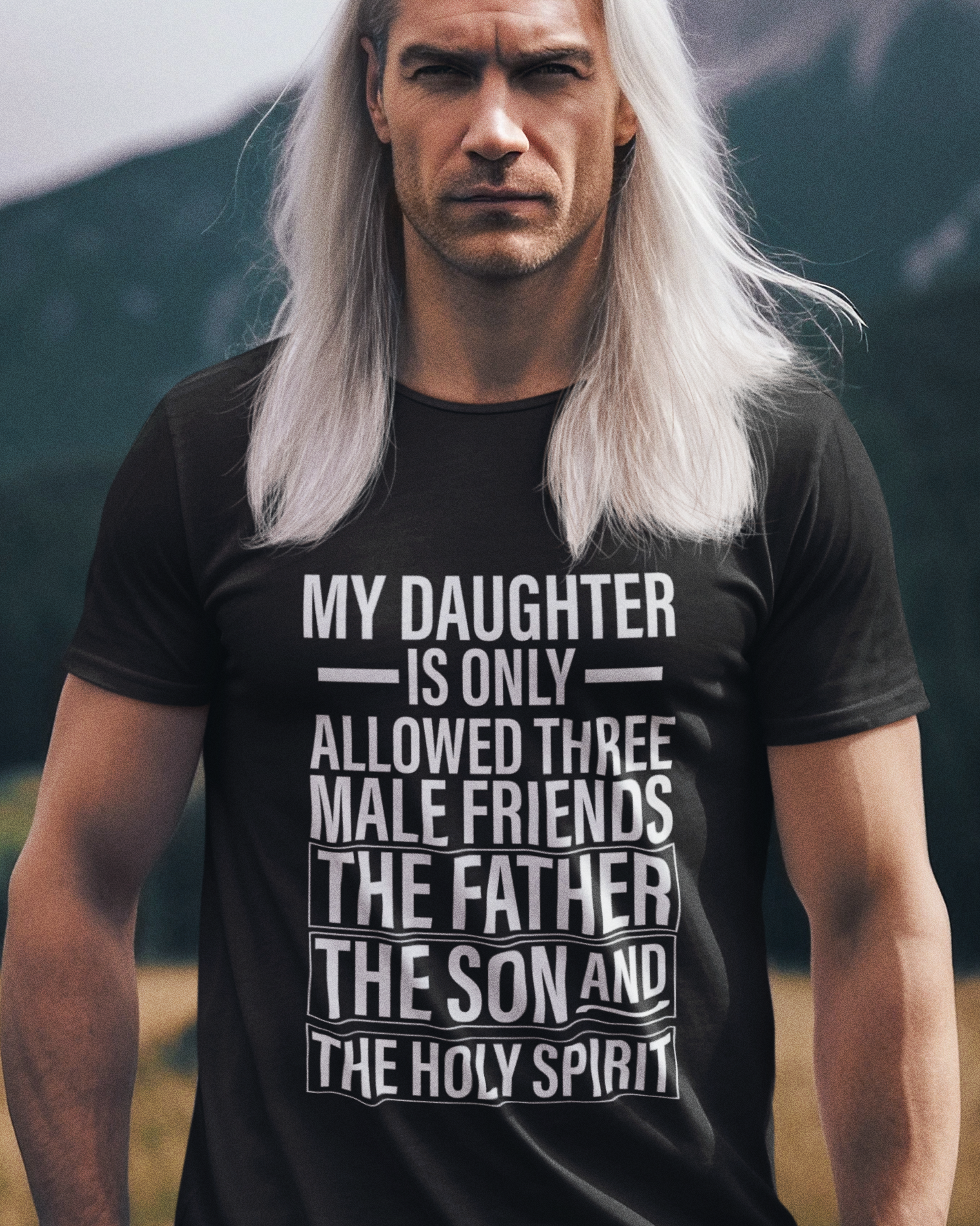 My Daughter Is Only Allowed Three Male Friends: The Father, The Son And The Holy Spirit Unisex t-shirt