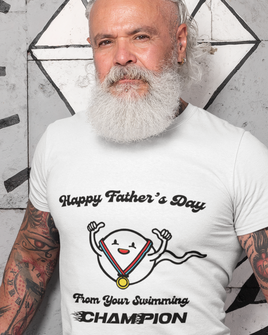 Happy Father's Day From Your Swimming Champion Unisex t-shirt