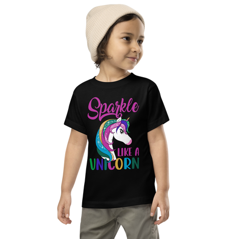 Sparkle Is A Unicorn Toddler Short Sleeve Tee