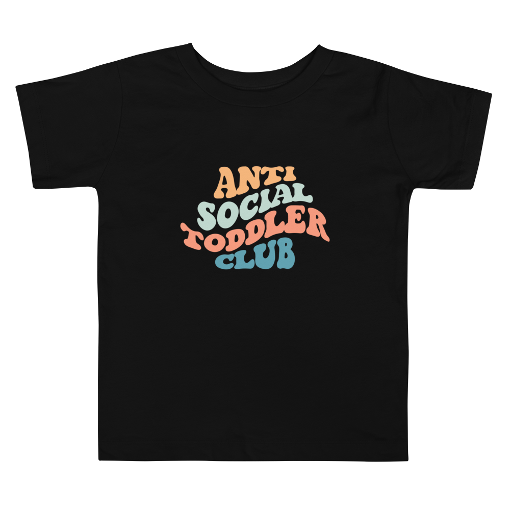 Anti Social Toddler Club Toddler Short Sleeve Tee