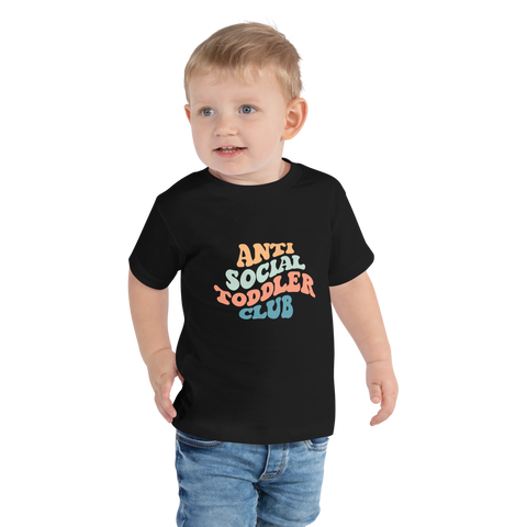 Anti Social Toddler Club Toddler Short Sleeve Tee