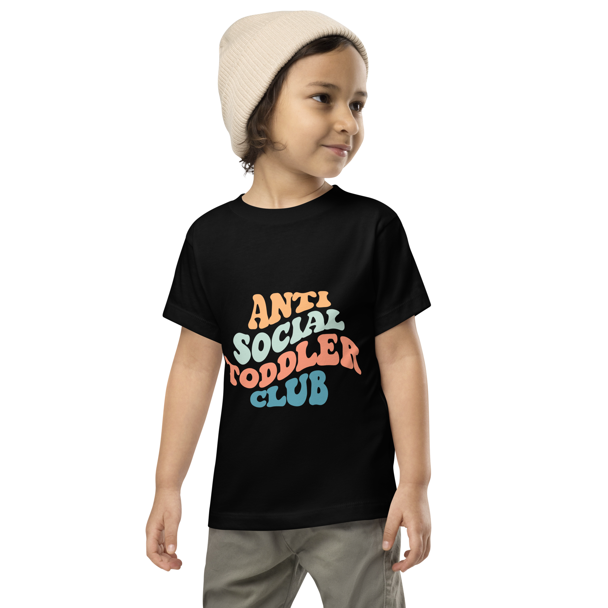 Anti Social Toddler Club Toddler Short Sleeve Tee