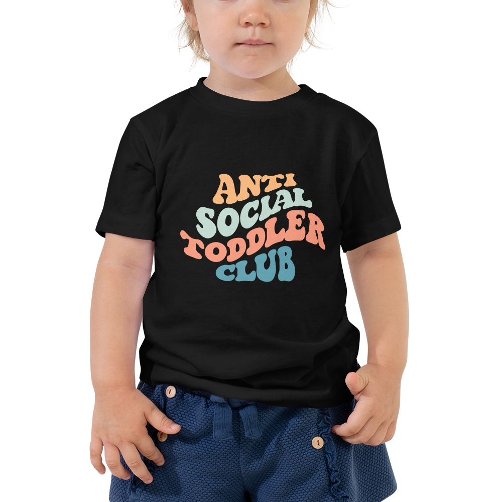 Anti Social Toddler Club Toddler Short Sleeve Tee