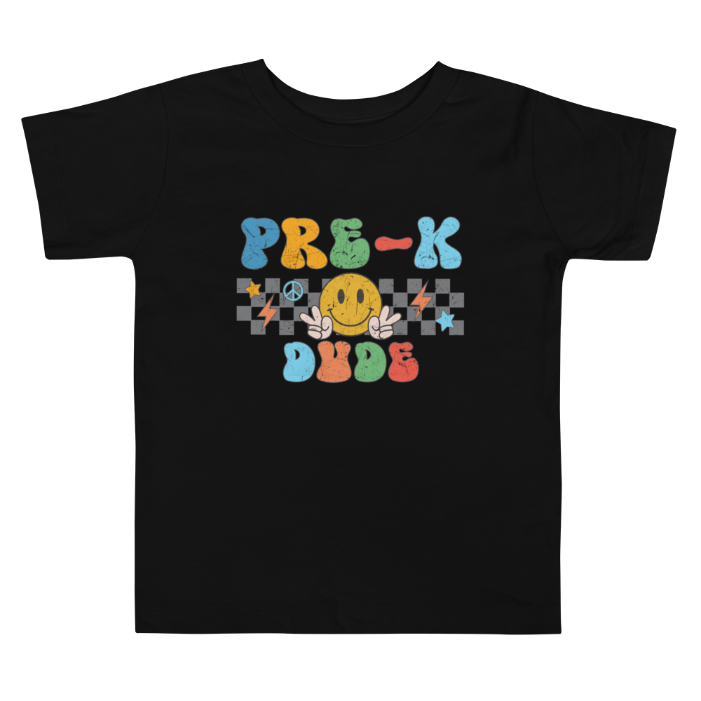 Pre-K Dude Toddler Short Sleeve Tee