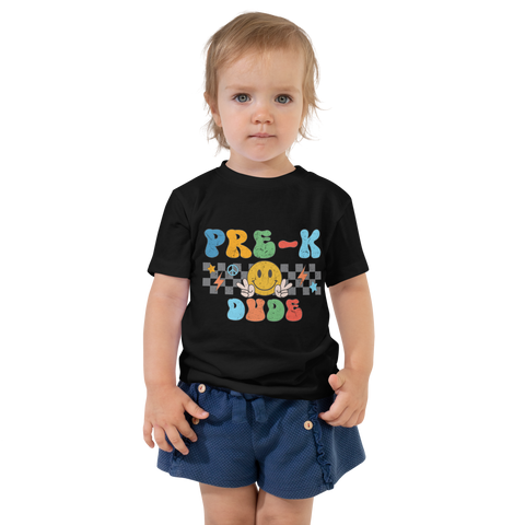 Pre-K Dude Toddler Short Sleeve Tee