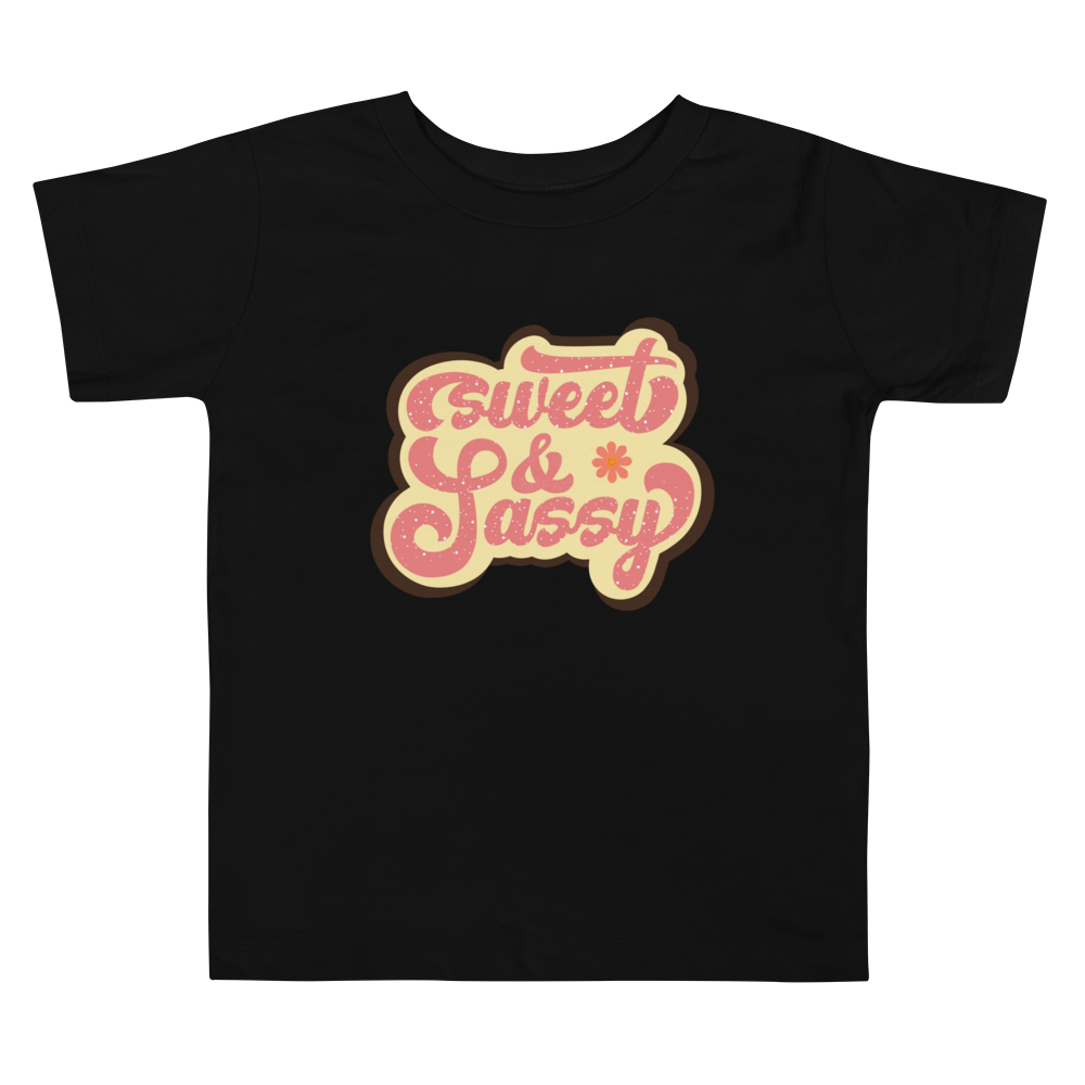 Sweet And Sassy Toddler Short Sleeve Tee