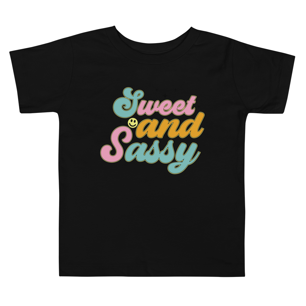 Sweet And Sassy Toddler Short Sleeve Tee