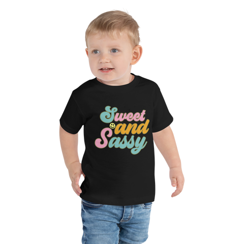 Sweet And Sassy Toddler Short Sleeve Tee