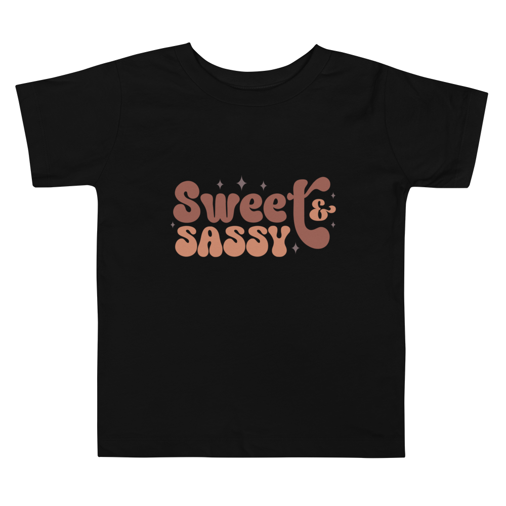 Sweet And Sassy Toddler Short Sleeve Tee