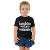 Sunshine Mixed With A Little Hurricane Toddler Short Sleeve Tee