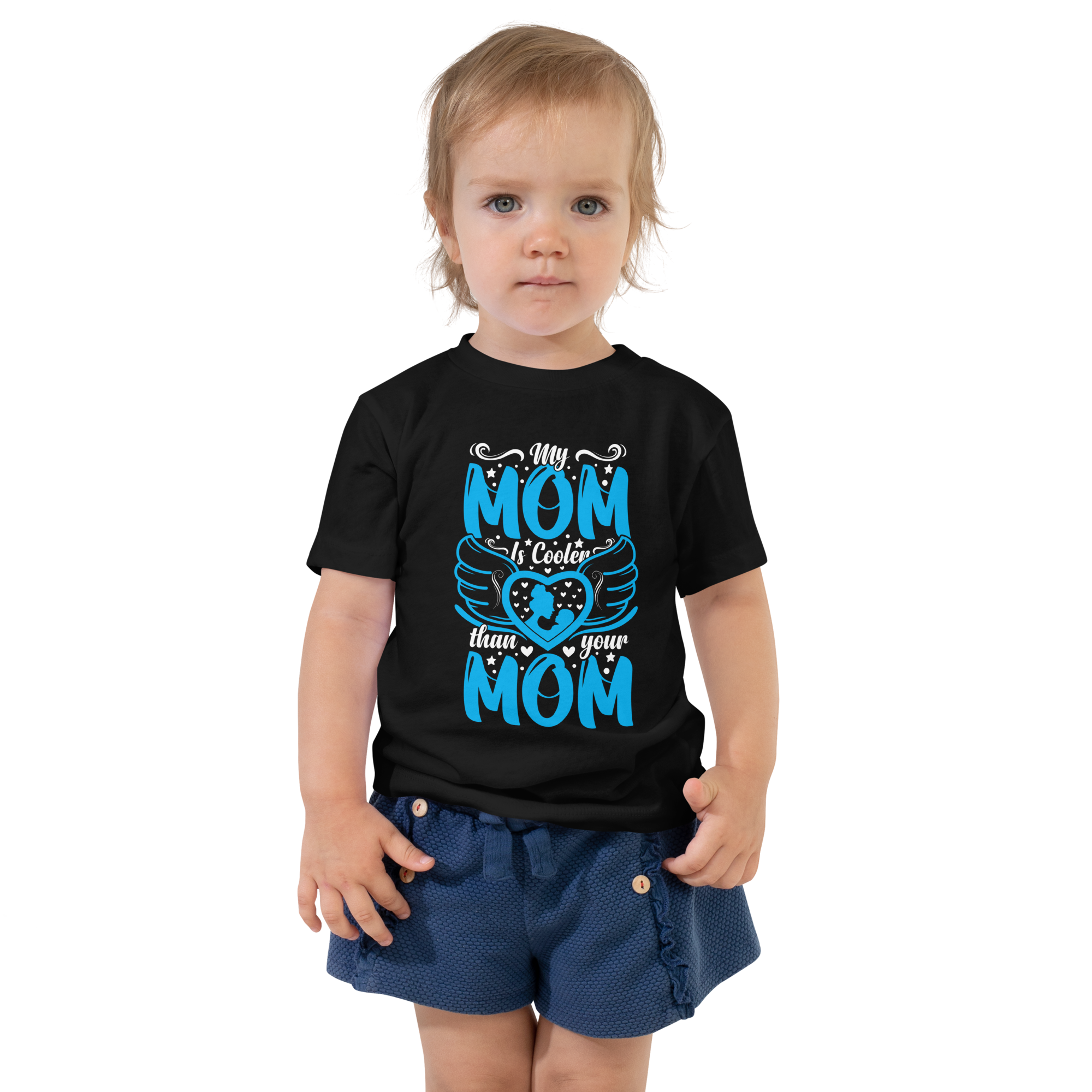 My Mom Is Cooler Than your Mom Toddler Short Sleeve Tee