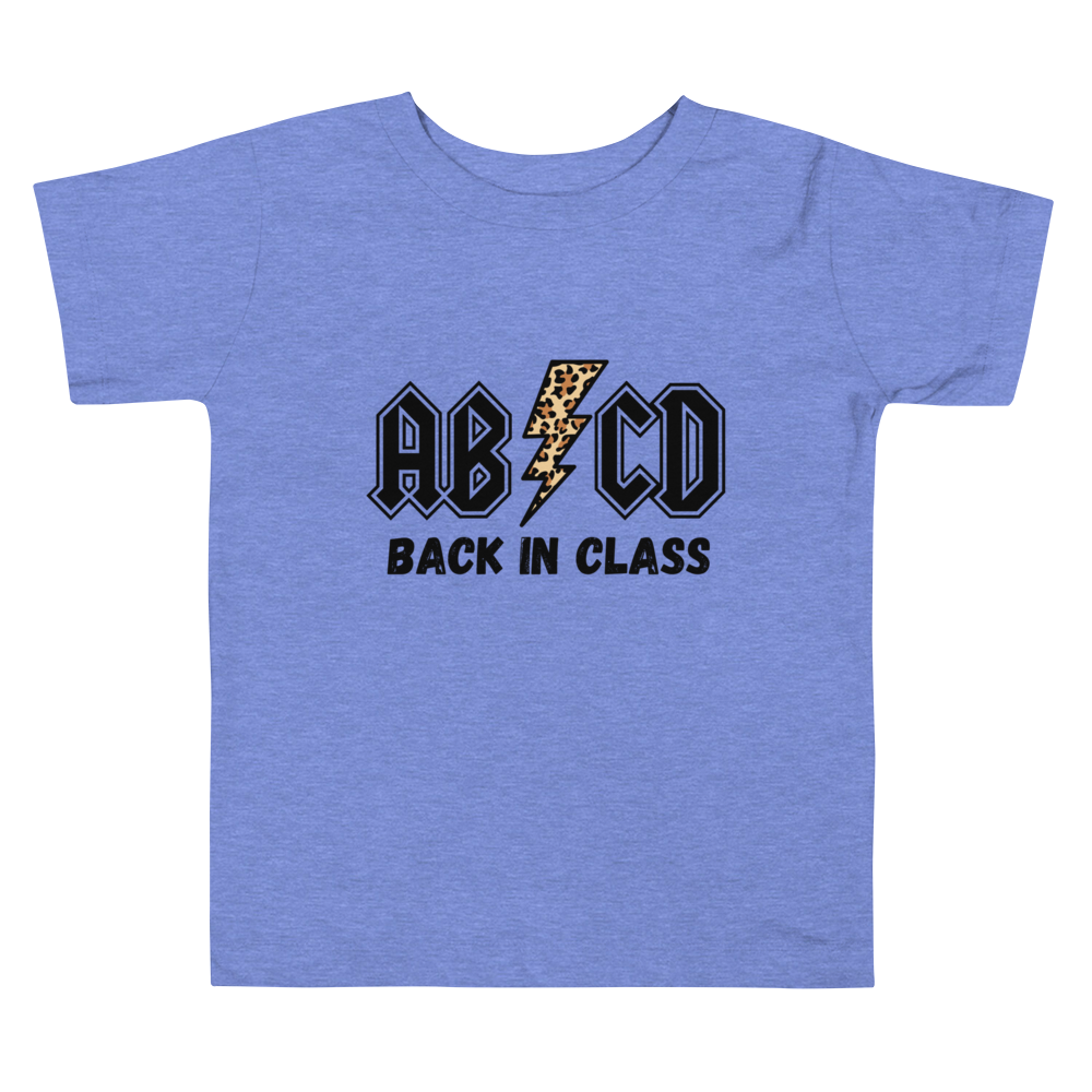 ABCD Back In Class Toddler Short Sleeve Tee