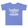 Sunshine Mixed With A Little Hurricane Toddler Short Sleeve Tee