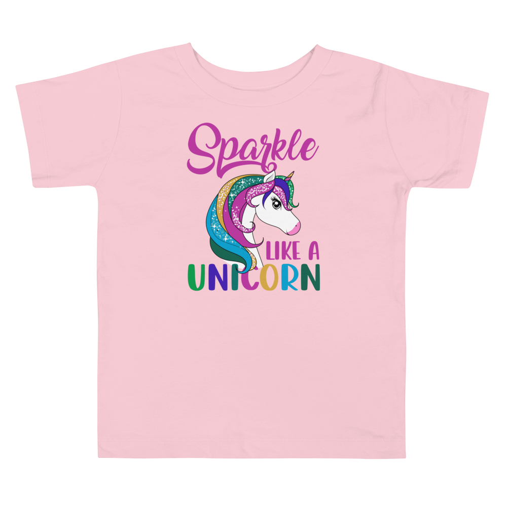 Sparkle Is A Unicorn Toddler Short Sleeve Tee