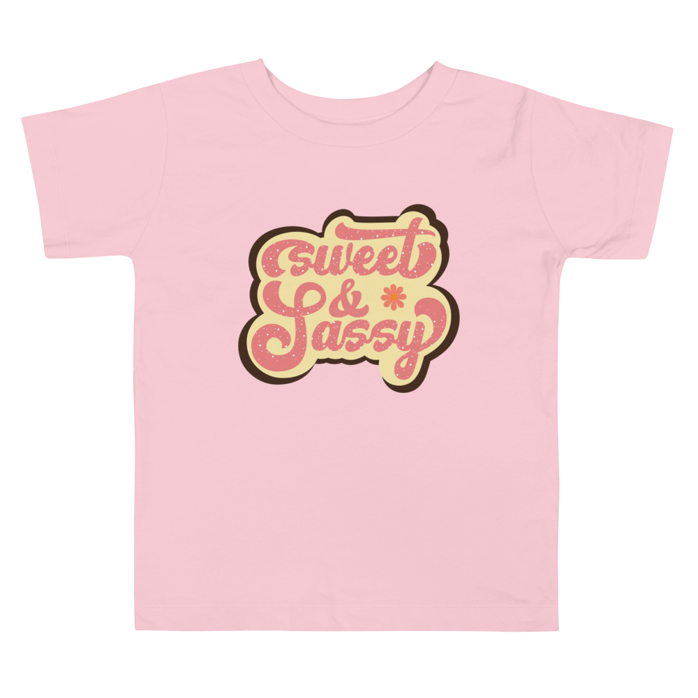 Sweet And Sassy Toddler Short Sleeve Tee