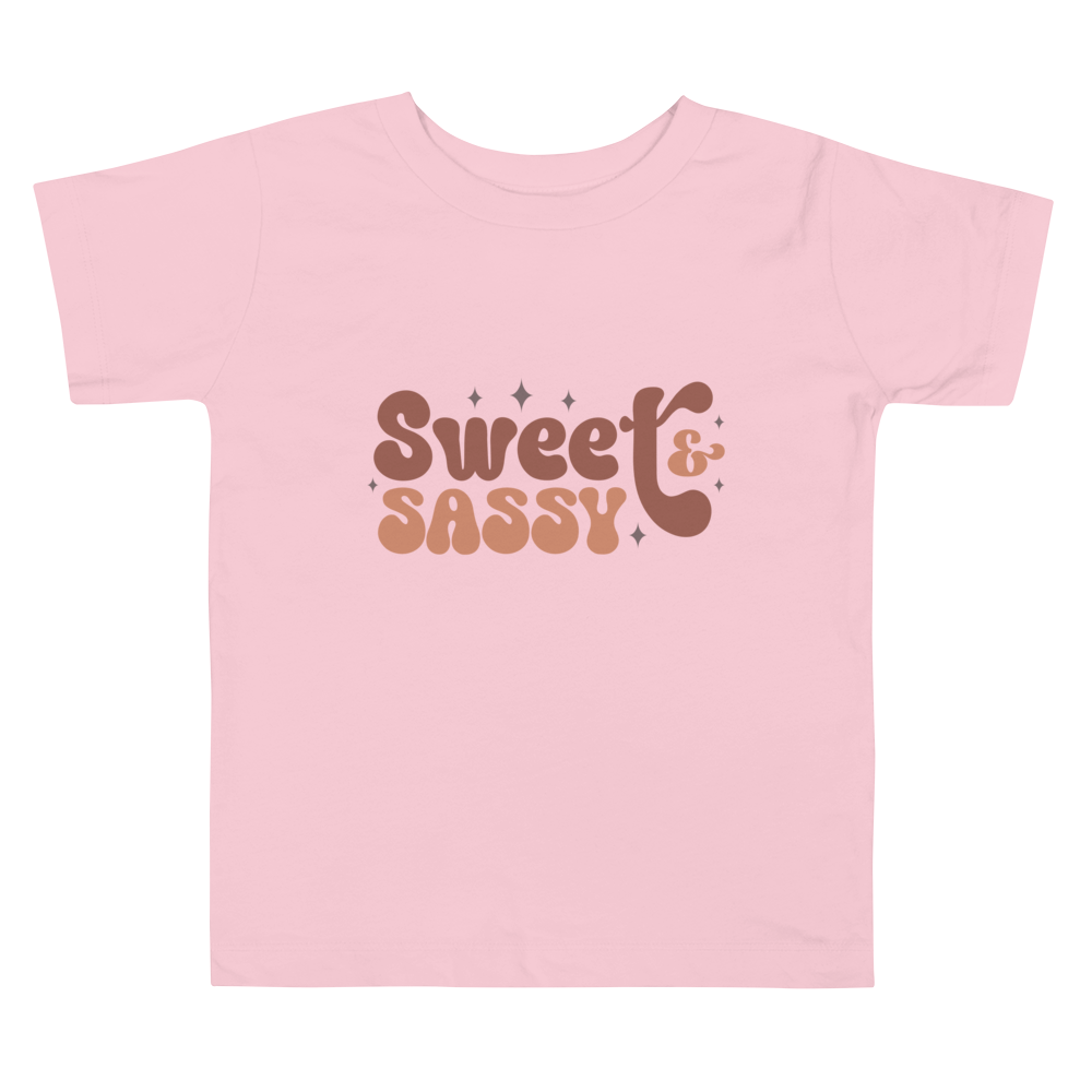 Sweet And Sassy Toddler Short Sleeve Tee