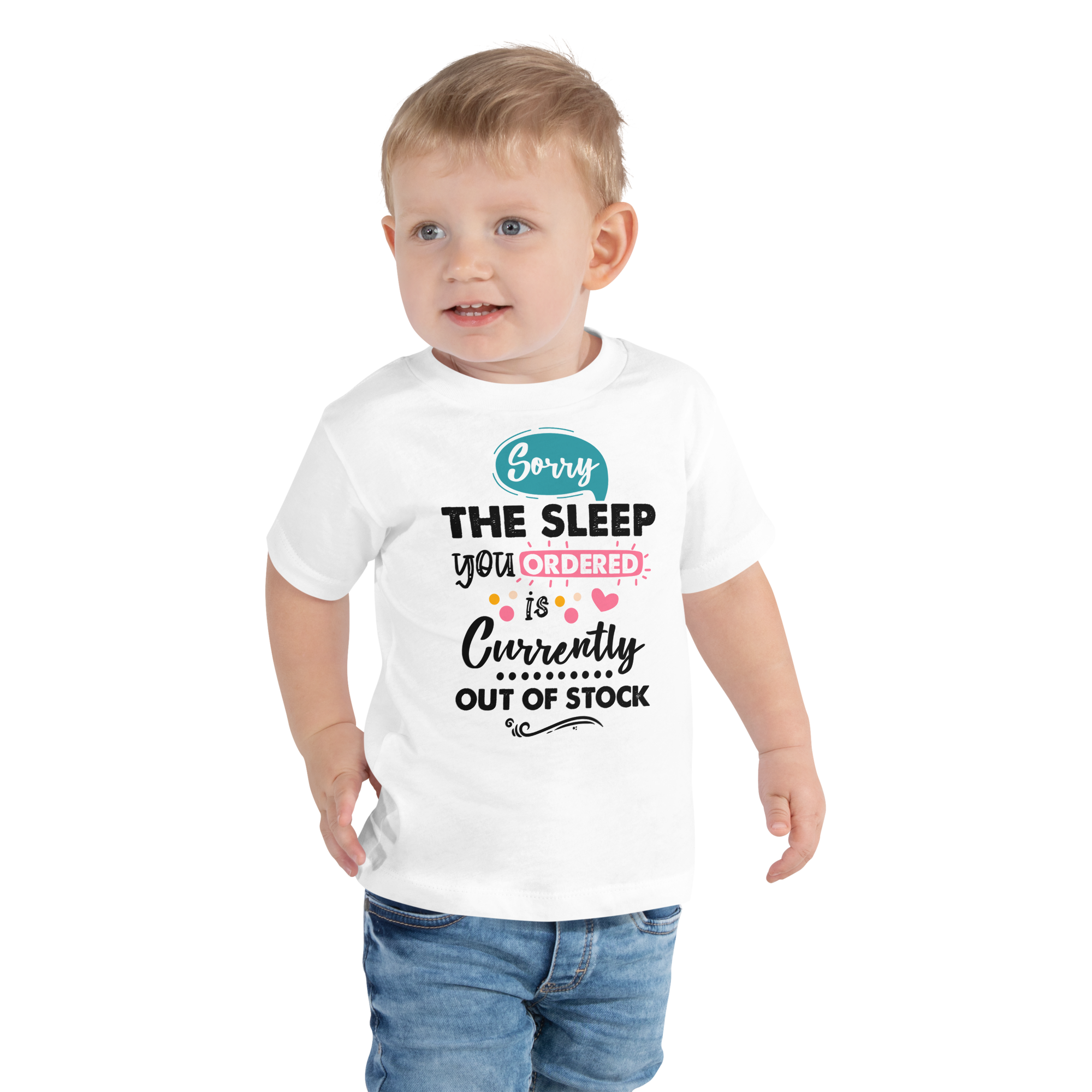 sorry the Sleep You Ordered Is Currently Out Of Stock Toddler Short Sleeve Tee