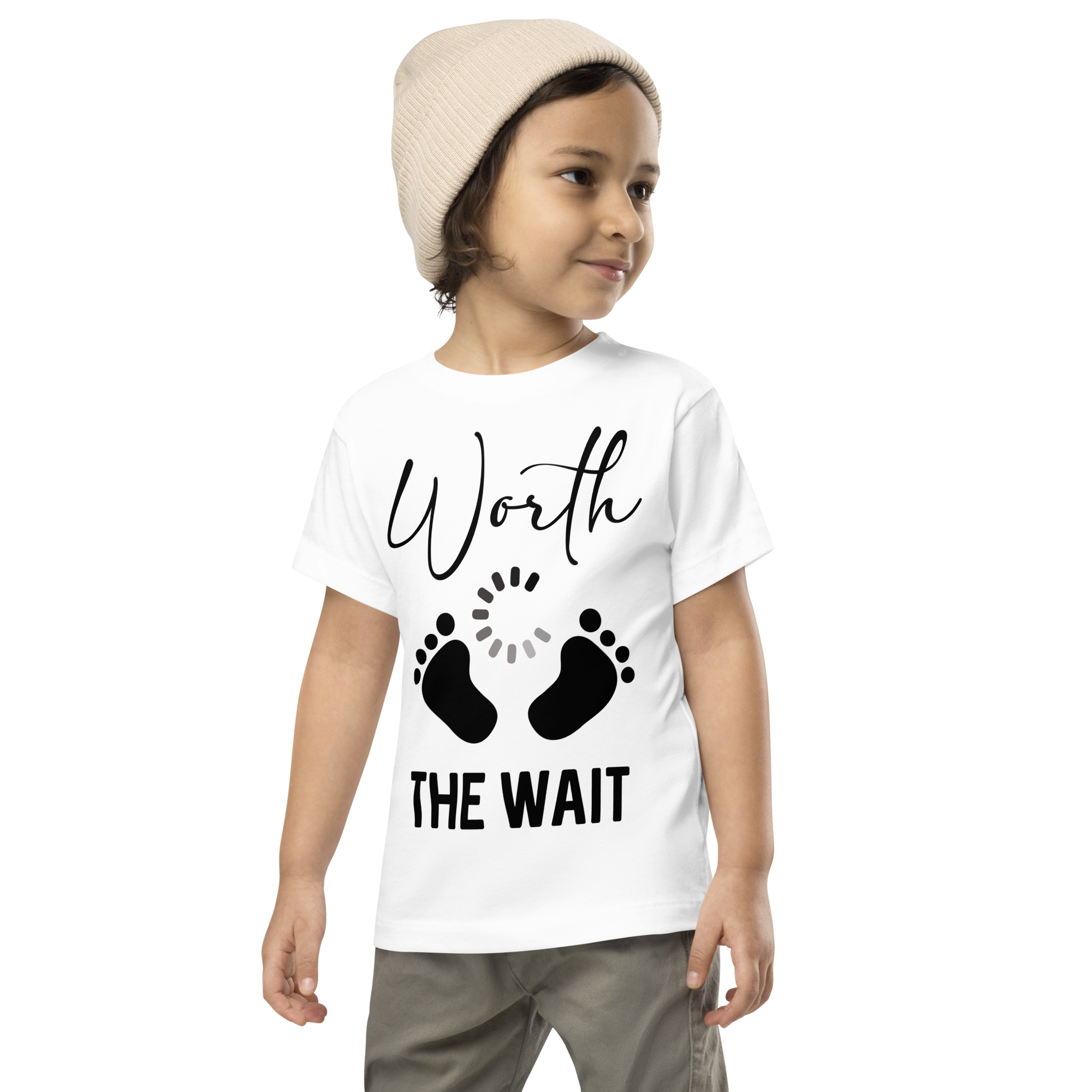 Worth The Wait Toddler Short Sleeve Tee