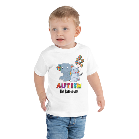 Autism Be Different Toddler Short Sleeve Tee