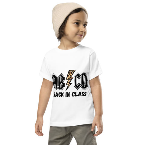 ABCD Back In Class Toddler Short Sleeve Tee