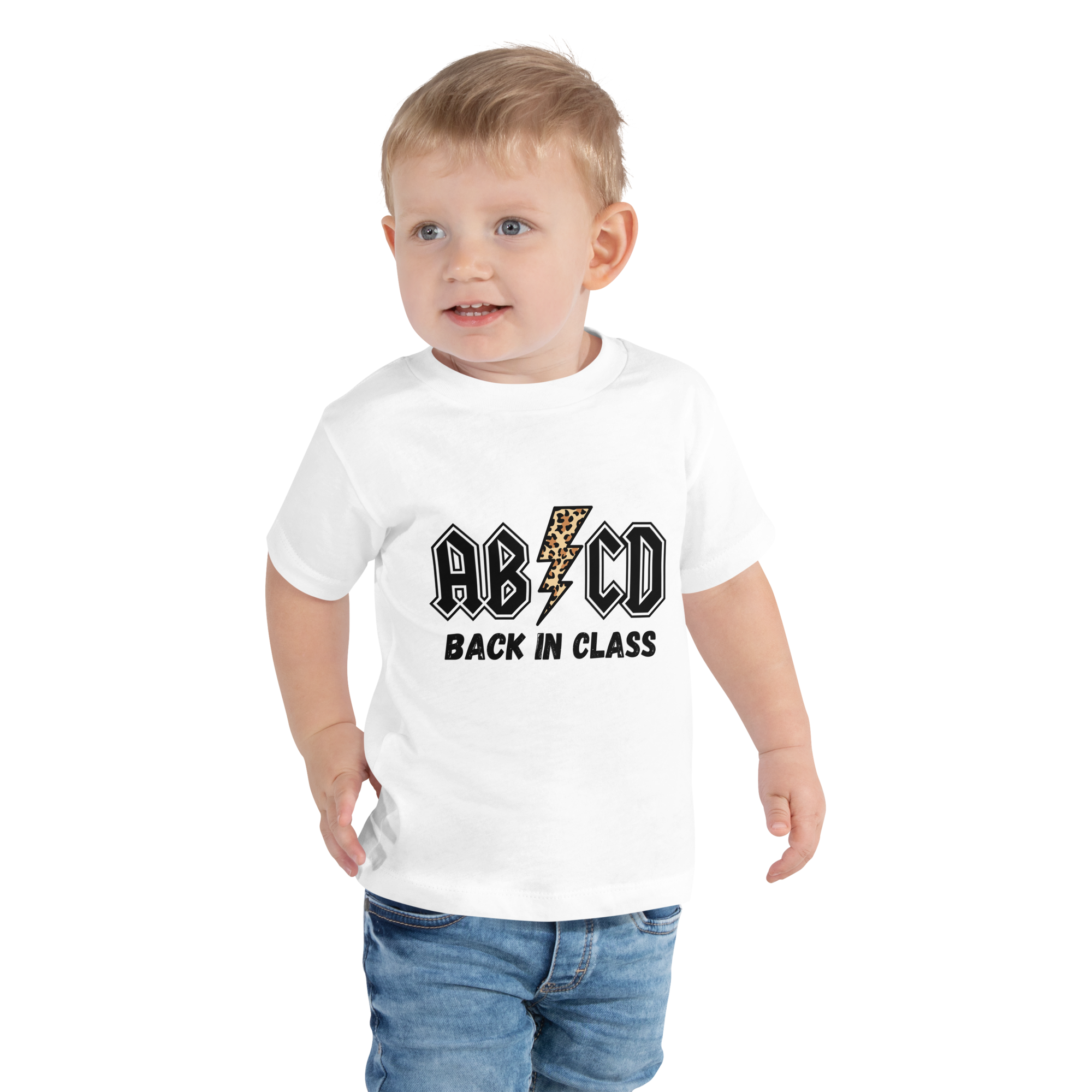 ABCD Back In Class Toddler Short Sleeve Tee