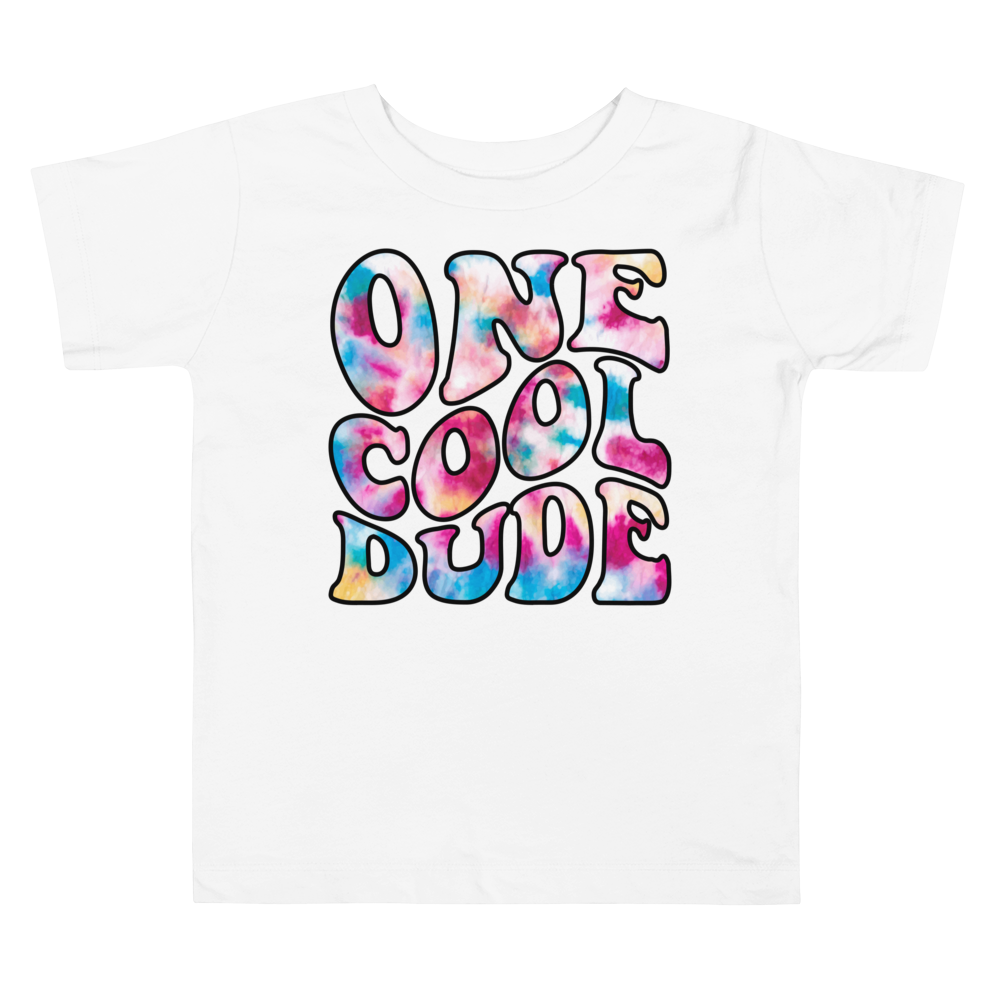 One Cool Dude Toddler Short Sleeve Tee