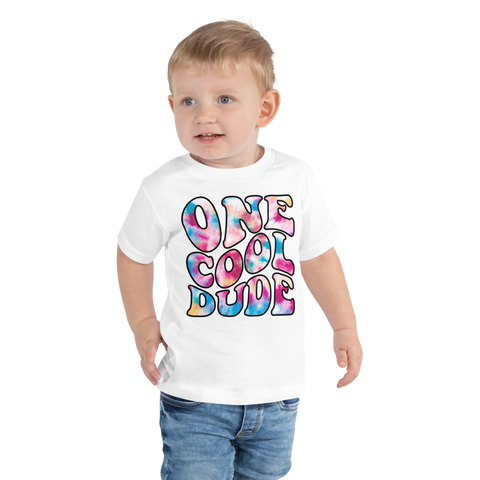 One Cool Dude Toddler Short Sleeve Tee