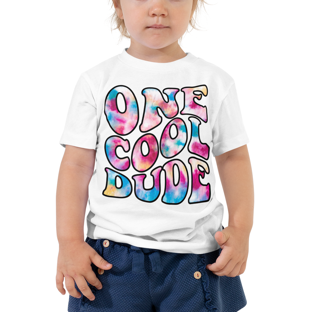 One Cool Dude Toddler Short Sleeve Tee