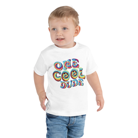 One Cool Dude Toddler Short Sleeve Tee