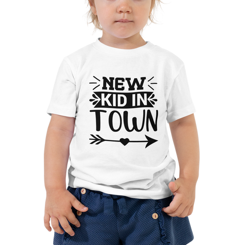 New Kid In Town Toddler Short Sleeve Tee