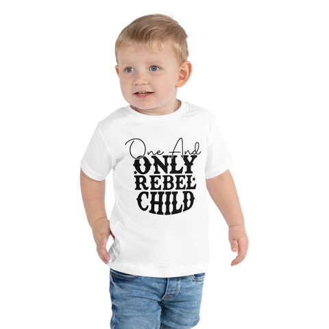 One And Only Rebel Child Toddler Short Sleeve Tee