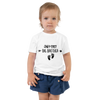 Only Child Big Brother Toddler Short Sleeve Tee