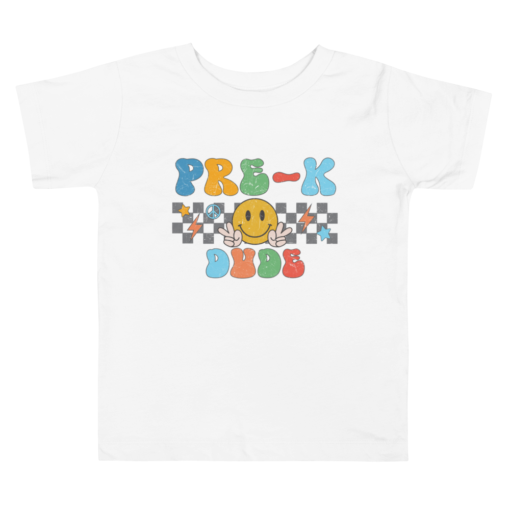 Pre-K Dude Toddler Short Sleeve Tee