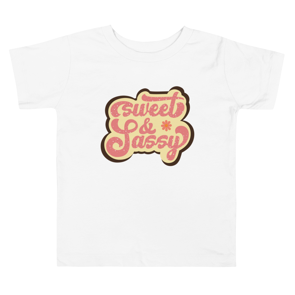 Sweet And Sassy Toddler Short Sleeve Tee